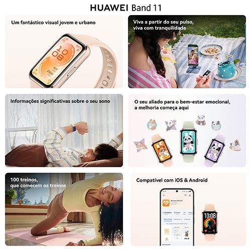 Pulseira de Actividade Huawei Band 11 - Roxo - Image 5