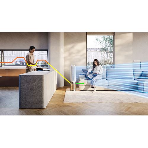 Purificador Dyson Cool PC2 De-NOx TP12 - Prateado / Dourado - Image 3