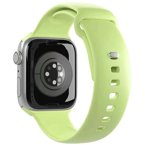 Bracelete Silicone Puro para Apple Watch 38-41mm - Verde Matcha - Image 4