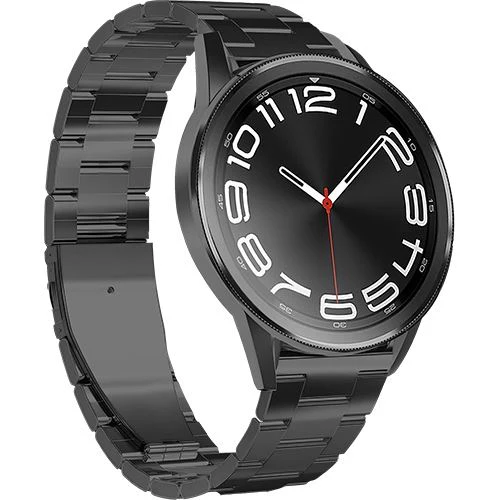 Bracelete Aço Inox Puro para Samsung Galaxy Watch 4 / 5 / 6 - Preta - Image 3