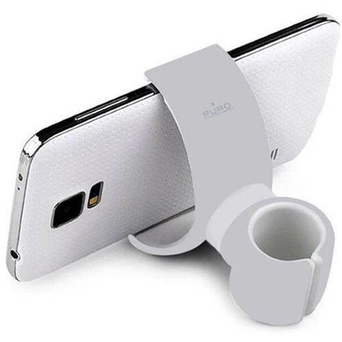 Suporte de Smartphone Rotativo para Grelha do Carro - Branco