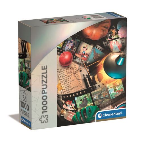 Puzzle 100 Anos Disney Movie Classics Illustrato 1000 Peças - Clementoni