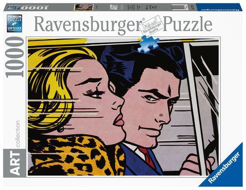 Puzzle Art Collection Lichtenstein Carro - 1000 Peças - Ravensburger