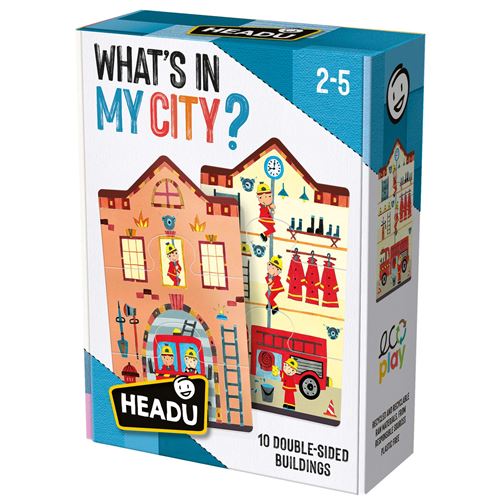 Puzzle Dupla Face - 10 Puzzles What´s in My City? - Ecoplay | Sig Toys