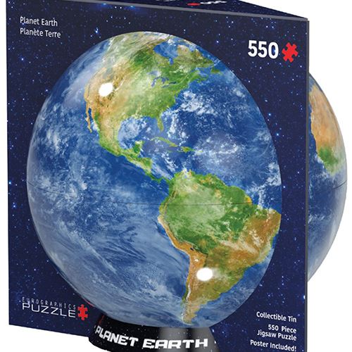 Puzzle Eurographics: Planet Earth - 550 Peças | Inclui Póster - Sig Toys