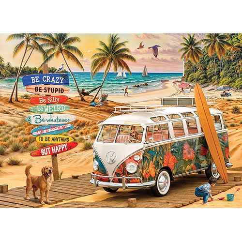 Puzzle Eurographics: Volkswagen Be Happy - 1000 Peças Smart Cut | Inclui Póster - Sig Toys - Image 2