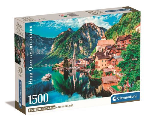 Puzzle Hallstatt - 1500 Peças - Clementoni