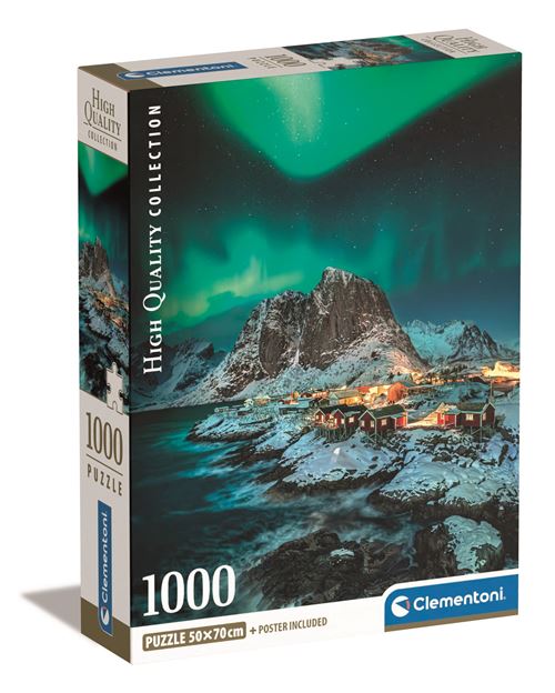 Puzzle High Quality Collection Compact: Lofoten Islands - 1000 Peças - Clementoni