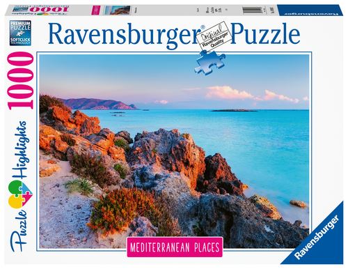 Puzzle Highlights Mediterranean Places Grécia - 1000 Peças - Ravensburger