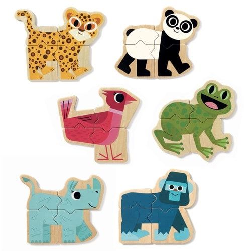 Puzzle Magnético Animais Madeira - Image 3