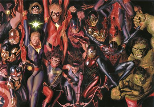 Puzzle Marvel Avengers - Imagem 2 - 1000 Peças - Clementoni - Image 2