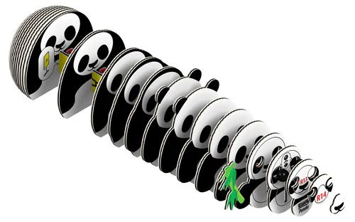 Puzzle Panda 3D - Nature & Découvertes - Image 2
