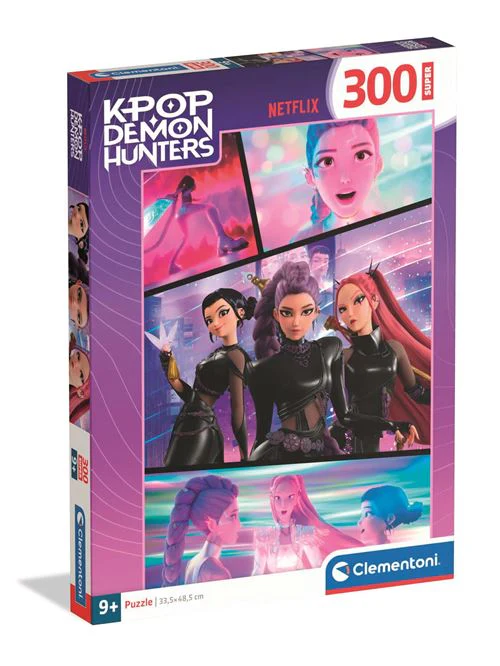 Puzzle Super Kpop Demon Hunters - 300 Peças - Clementoni