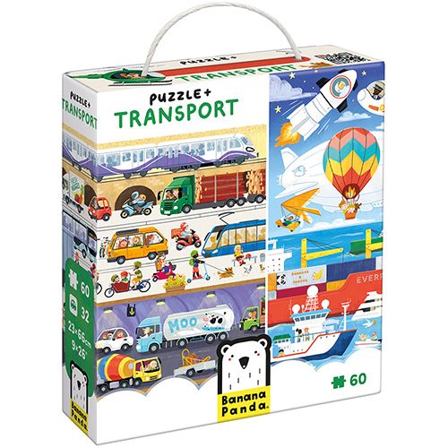Puzzle + Tranport - Banana Panda | The Happy Gang