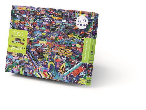 Puzzle Transportation of The World - 1000 Peças - Sig Toys