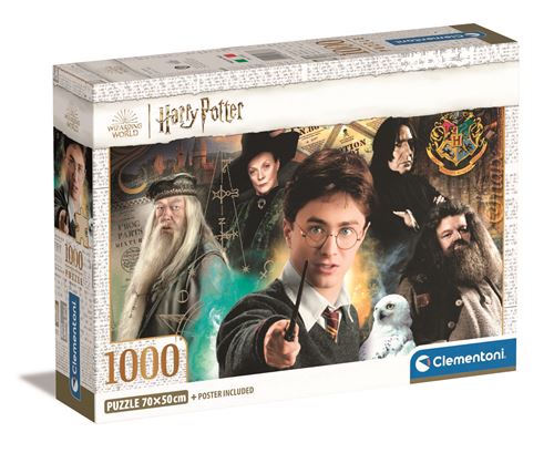 Puzzle Harry Potter - Imagem 2 - 1000 Peças - Clementoni
