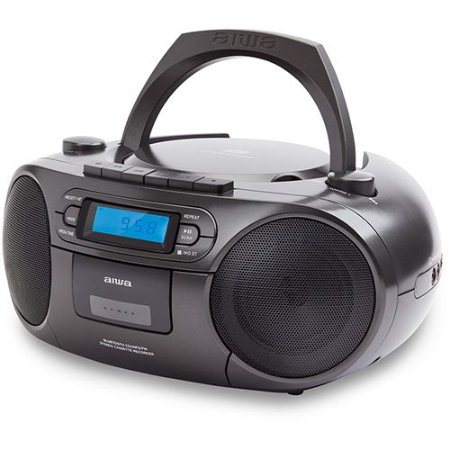 Rádio Portátil Aiwa CD/K7 Bluetooth BBTC-550BK - Preto - Image 4