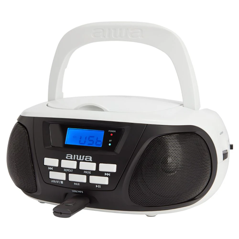 Rádio CD Aiwa BBTU-300BW CD MP3 Bluetooth Preto - Image 2