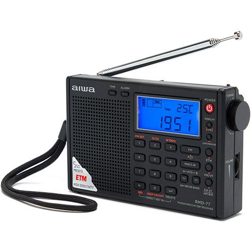 Rádio Portátil Aiwa RMD-77 - Preto - Image 2