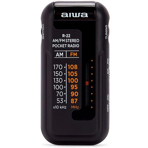 Rádio de Bolso Aiwa R-22BK - Preto - Image 3