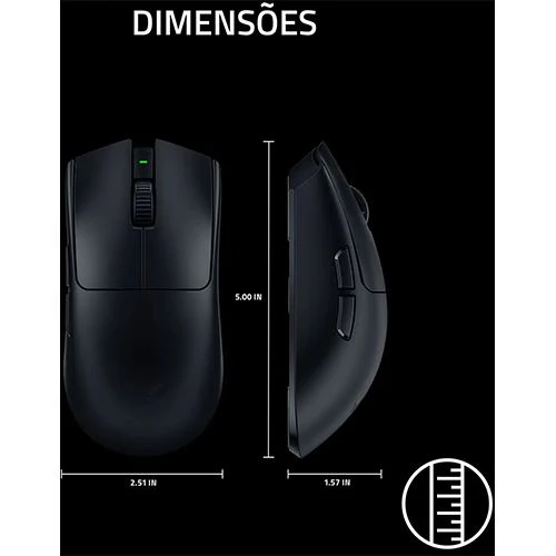 Rato Gaming Wireless Razer Viper V3 Pro SE - Preto - Image 8