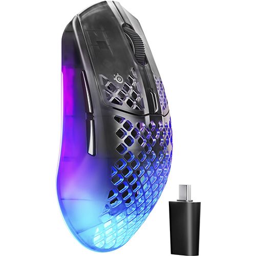 Rato Gaming Wireless Steelseries Aerox 3 - Gen 2 - Preto