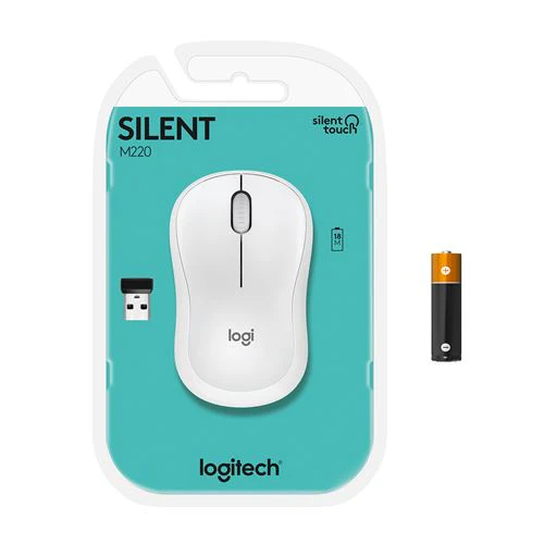 Rato Wireless Logitech M220 - Branco - Image 8