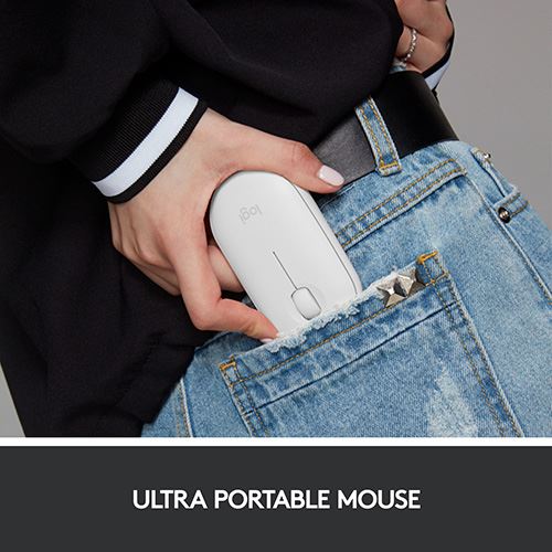 Rato Wireless Logitech Pebble M350 - Branco - Image 5