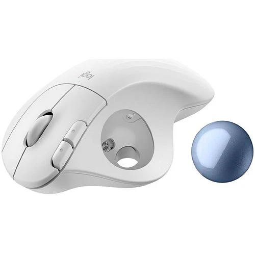 Rato Wireless Logitech Ergo M575S Trackball - Branco - Image 4