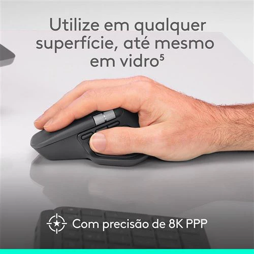 Rato Wireless Logitech MX Master 4 - Offwhite - Image 13
