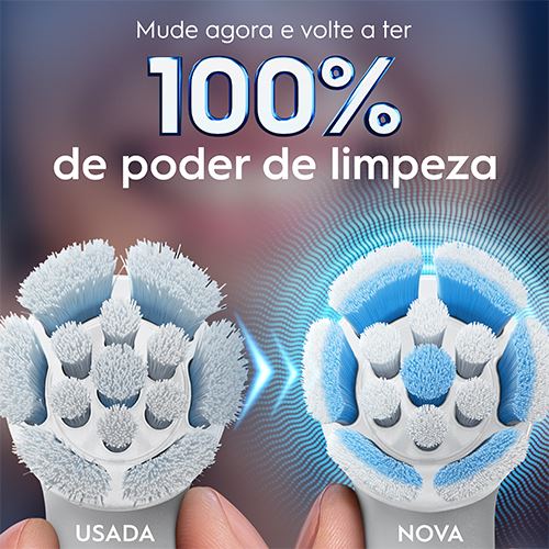 Recargas para Escovas de Dentes Elétrica Oral-B iO Gentle Care - Branco - 6 Unidades - Image 4