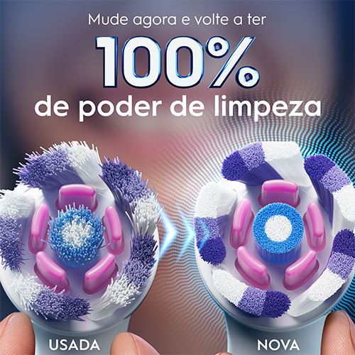 Recargas para Escovas de Dentes Elétrica Oral-B iO Radiant White - Branco - 6 Unidades - Image 5