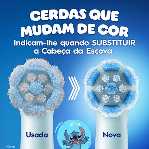Recargas para Escovas de Dentes Elétrica Oral-B iO Kids 6+ Stitch - 4 Unidades - Image 6