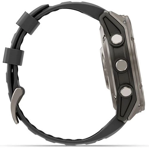 Relógio Desportivo Garmin Fénix 8 Pro - 51mm - Titânio | Bracelete Silicone Preta - Image 9