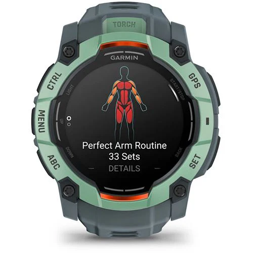 Relógio Desportivo Garmin Instinct 3 50mm AMOLED - Verde Neotropic/Crepúsculo (Edição Limitada) - Image 7