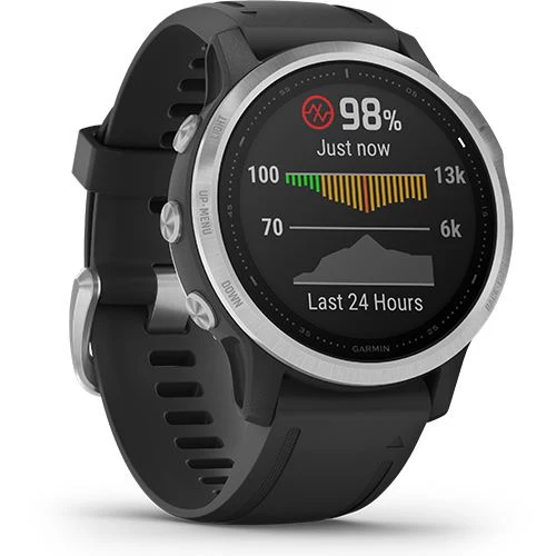 Relógio Desporto Garmin Fénix 6S 42mm - Prateado | Preto - Image 2