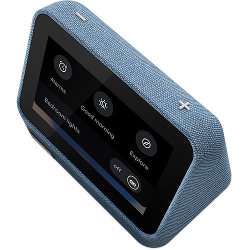 Smart Clock Lenovo 2 - Soft Touch Abyss Blue - Image 3