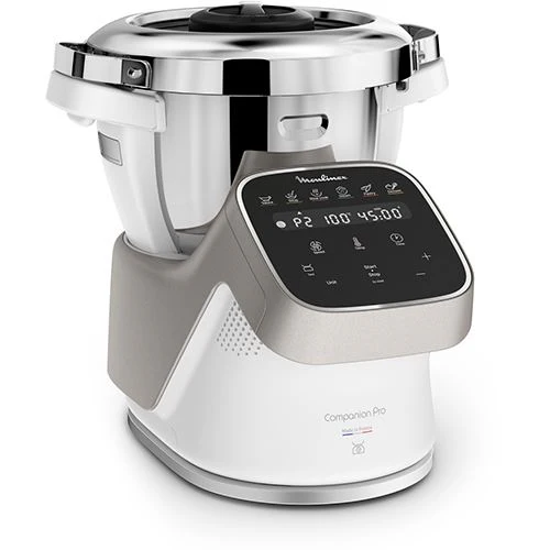 Robot de Cozinha Moulinex Companion Pro HF850810 - Branco | Metalizado
