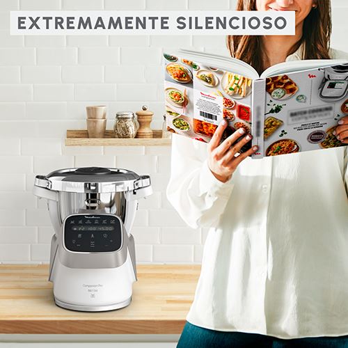 Robot de Cozinha Moulinex Companion Pro HF850810 - Branco | Metalizado - Image 5