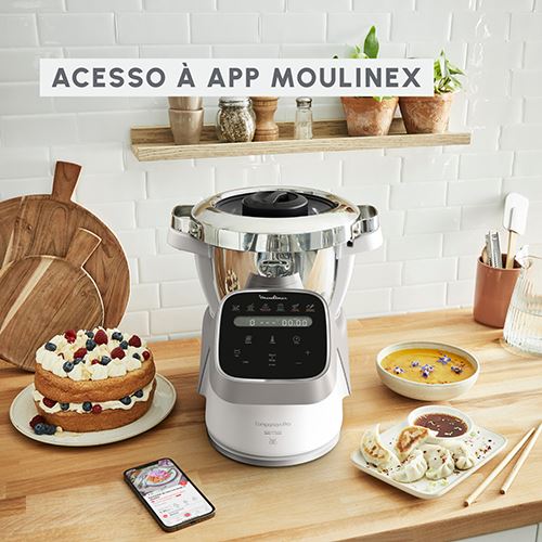 Robot de Cozinha Moulinex Companion Pro HF850810 - Branco | Metalizado - Image 7