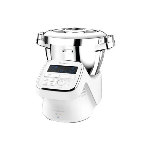 Robot de Cozinha Moulinex i-Companion XL + Cortador/Aralador - Branco Metalizado - Outlet - Grade B - Image 4