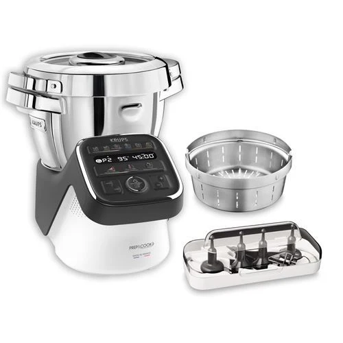 Robot Multifunções Moulinex Companion XL HF8098PT com Tampa em Inox  - Outlet - Grade B - Image 4