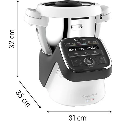 Robot Multifunções Moulinex Companion Xl Hf80C8Pts com Acessório Cortador/Ralador - Outlet - Grade A - Image 6