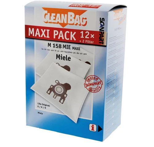 Sacos de Aspirador Scanpart Cleanbag M158MIE MicroFleece+ MaxiPack - Outlet - Grade A