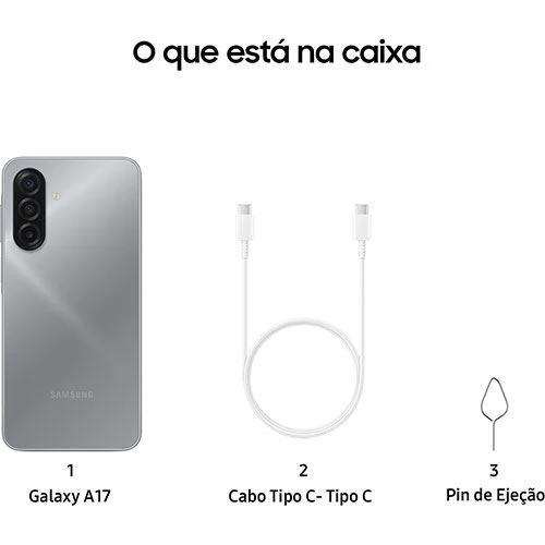 Samsung Galaxy A17 - 128GB - Cinzento - Image 3