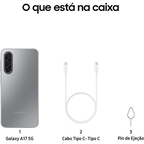 Samsung Galaxy A17 5G - 256GB - Cinzento - Image 3