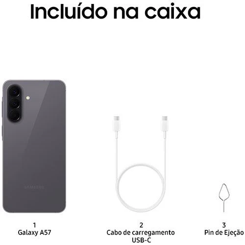 Samsung Galaxy A57 5G - 128GB - Cinzento - Image 9