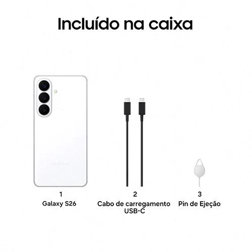 Samsung Galaxy S26 - 512GB - Branco - Image 6