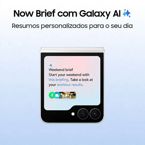 Samsung Galaxy Z Flip7 FE - 256GB - Branco - Image 3