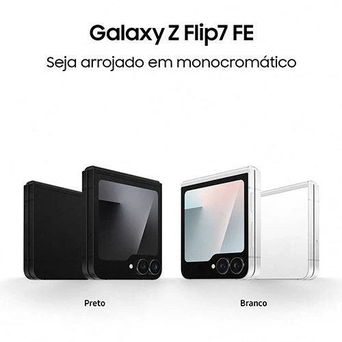 Samsung Galaxy Z Flip7 FE - 256GB - Preto - Image 2
